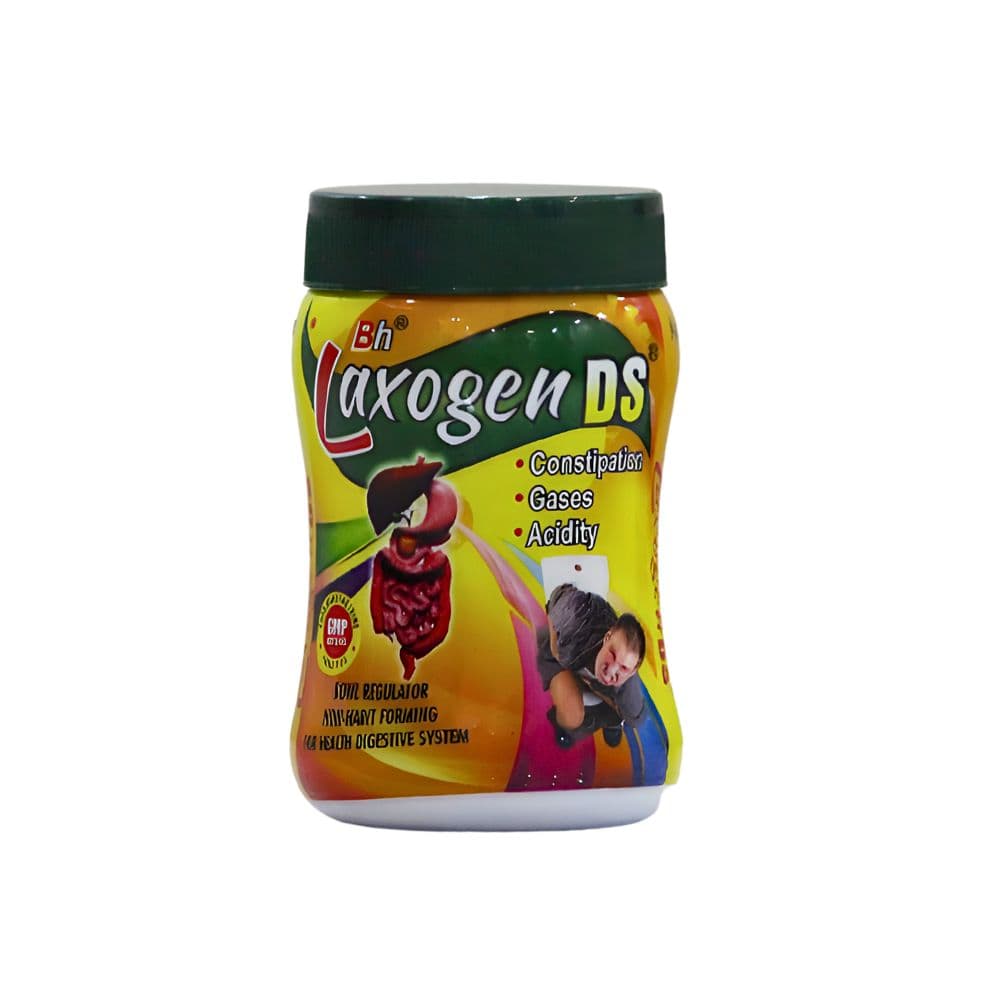 Laxogen DS is product main image. And it is Gastric Relief. Laxogen-DS neutralises gastric acids and helps preserve the inner lining of the stomach walls.Laxogen-DS functions rapidly to neutralise stomach acids and provide immediate relief.