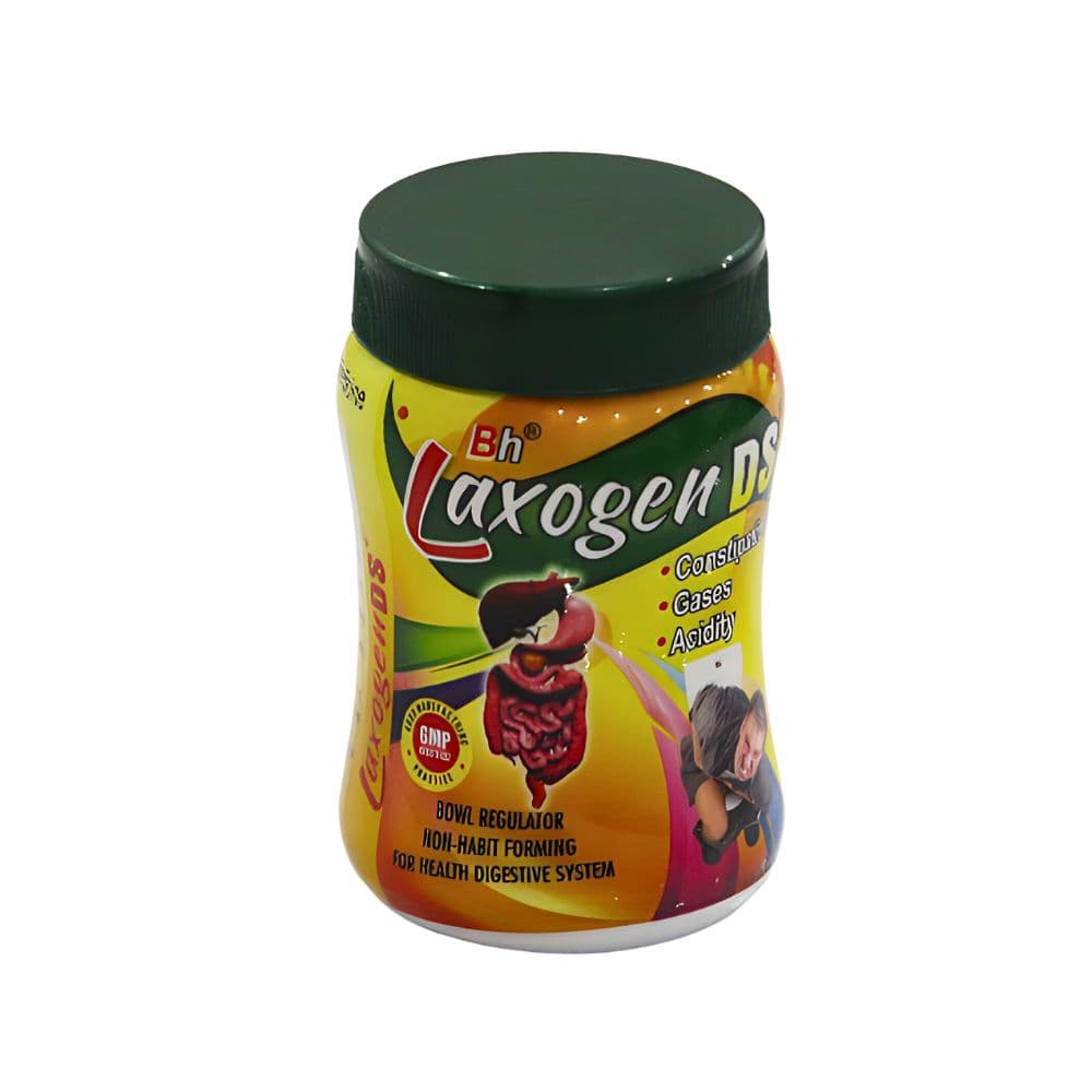 Laxogen DS is product alternative images no 3 . And it is Gastric Relief. Laxogen-DS neutralises gastric acids and helps preserve the inner lining of the stomach walls.Laxogen-DS functions rapidly to neutralise stomach acids and provide immediate relief.